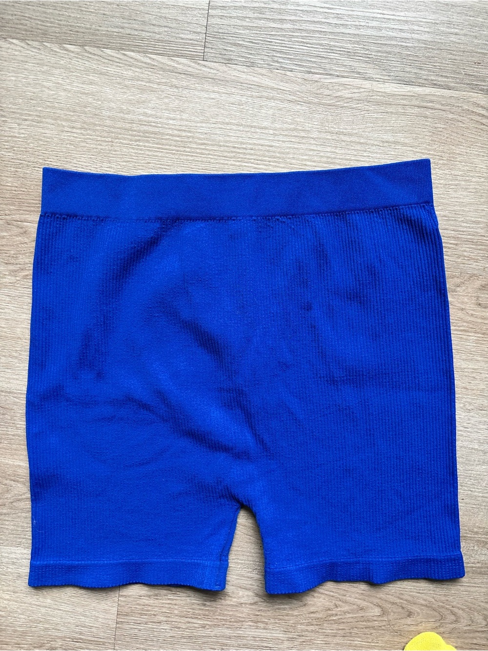 Royal Blue Ribbed Shorts